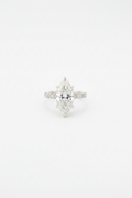 14 Karat White Gold 4.75 CT Diamond Engagement Ring