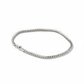 Silver Franco Men’s Bracelet