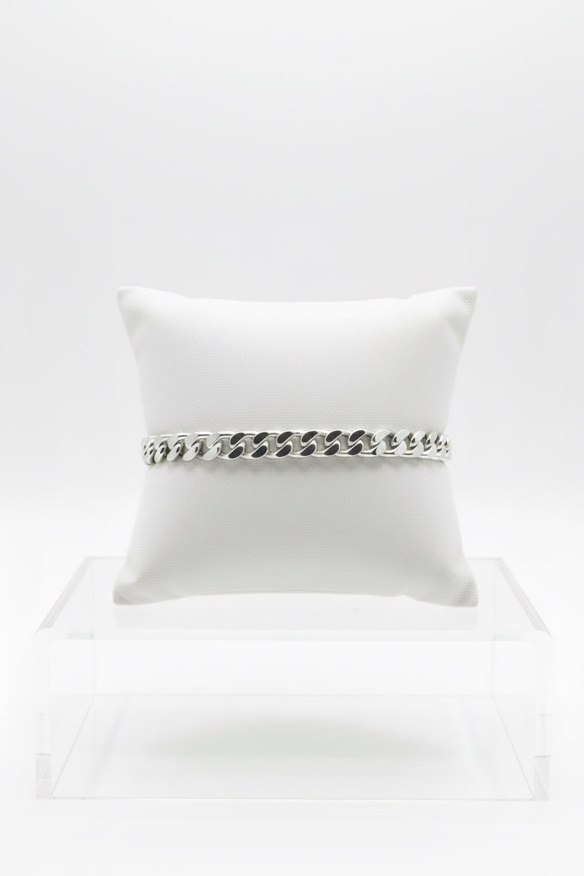 Silver Franco Men’s Bracelet