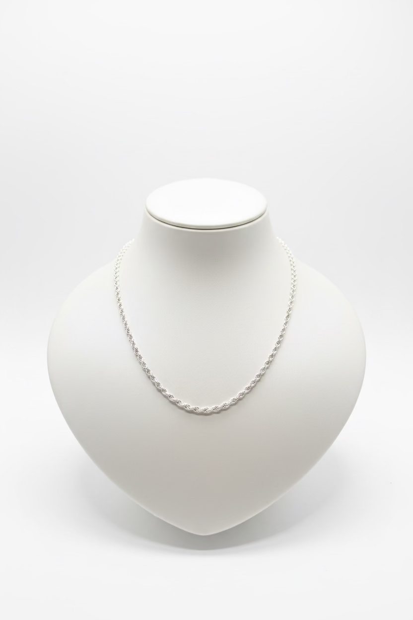 Men’s Silver Rope Chain