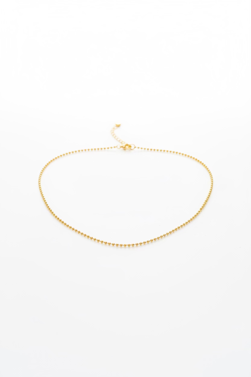10K 18” Bead Yellow Gold Chain