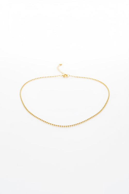 10K 18” Bead Yellow Gold Chain