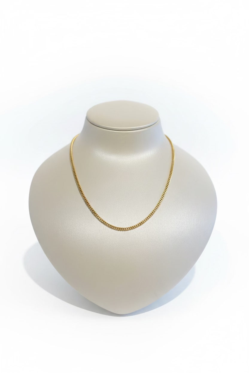 10K Yellow Gold Thin Franco Chain