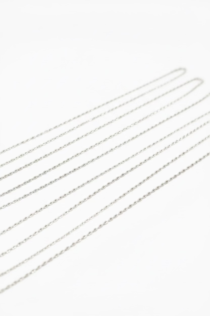 Men’s Silver Rope Chain