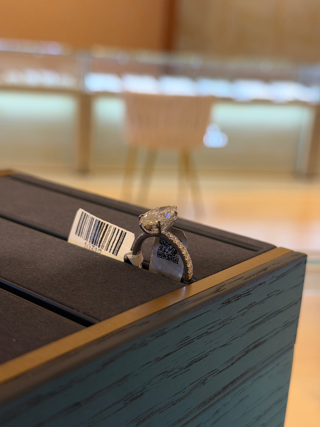 Marquise 14 Karat White Gold Engagement