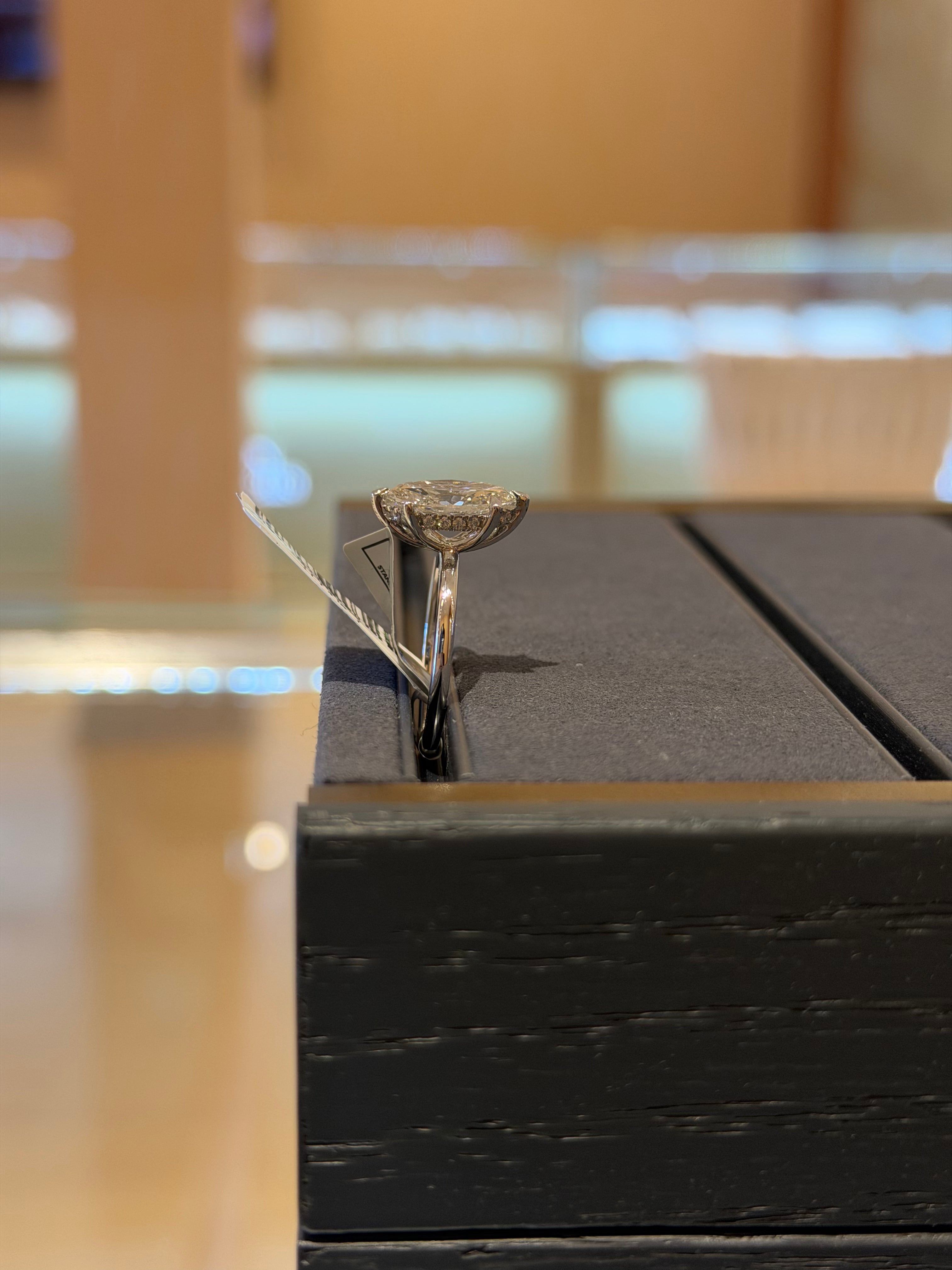 Marquise 14 Karat White Gold Engagement Ring