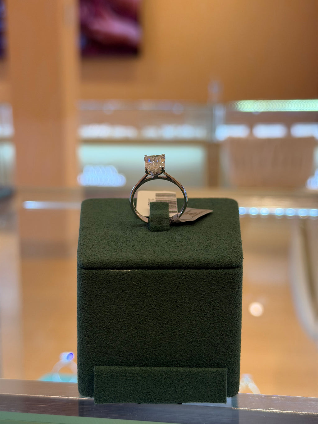 Radiant White Gold Engagement Ring