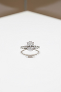 Oval White Gold Engagement Ring