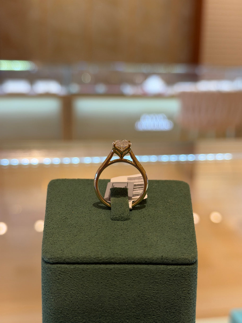 Oval Yellow Gold Engagement Ring