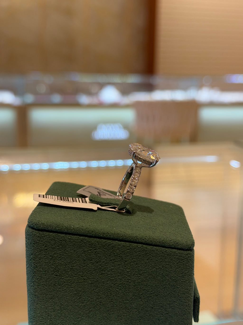 10K White Gold Engagement Ring