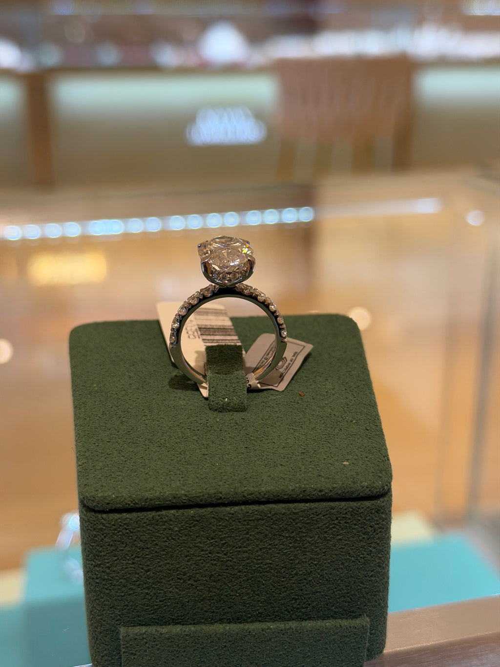 10K White Gold Engagement Ring