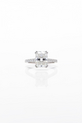 Radiant White Gold Engagement Ring