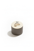 Round White Gold Engagement Ring