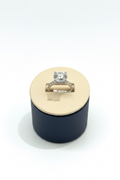 Round Halo White Gold Engagement Ring