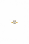 Radiant Yellow Gold Diamond Ring
