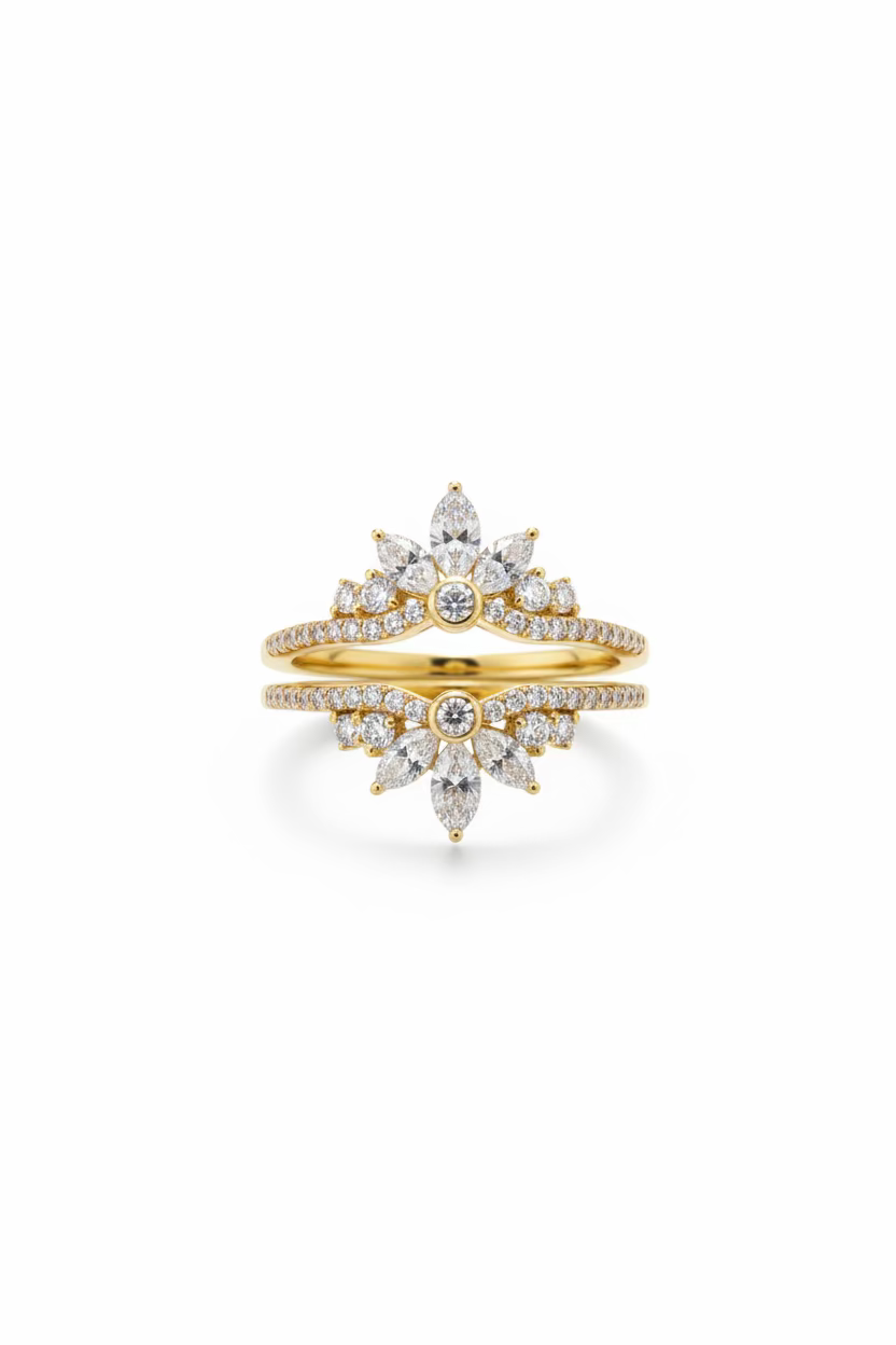 Dual-Band Yellow Gold Enhancer Band