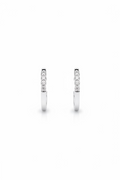 1 Carat XS White Gold Hoops