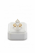 Marquise Yellow Gold Engagement Ring
