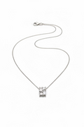 1.5 Carat White Gold S Necklace