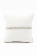 3 Carat Silver Ladies Bracelets