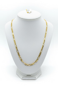 10K 18” Super Figaro Yellow Gold Chain