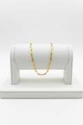 10K Paper Clip Yellow Gold Bracelet