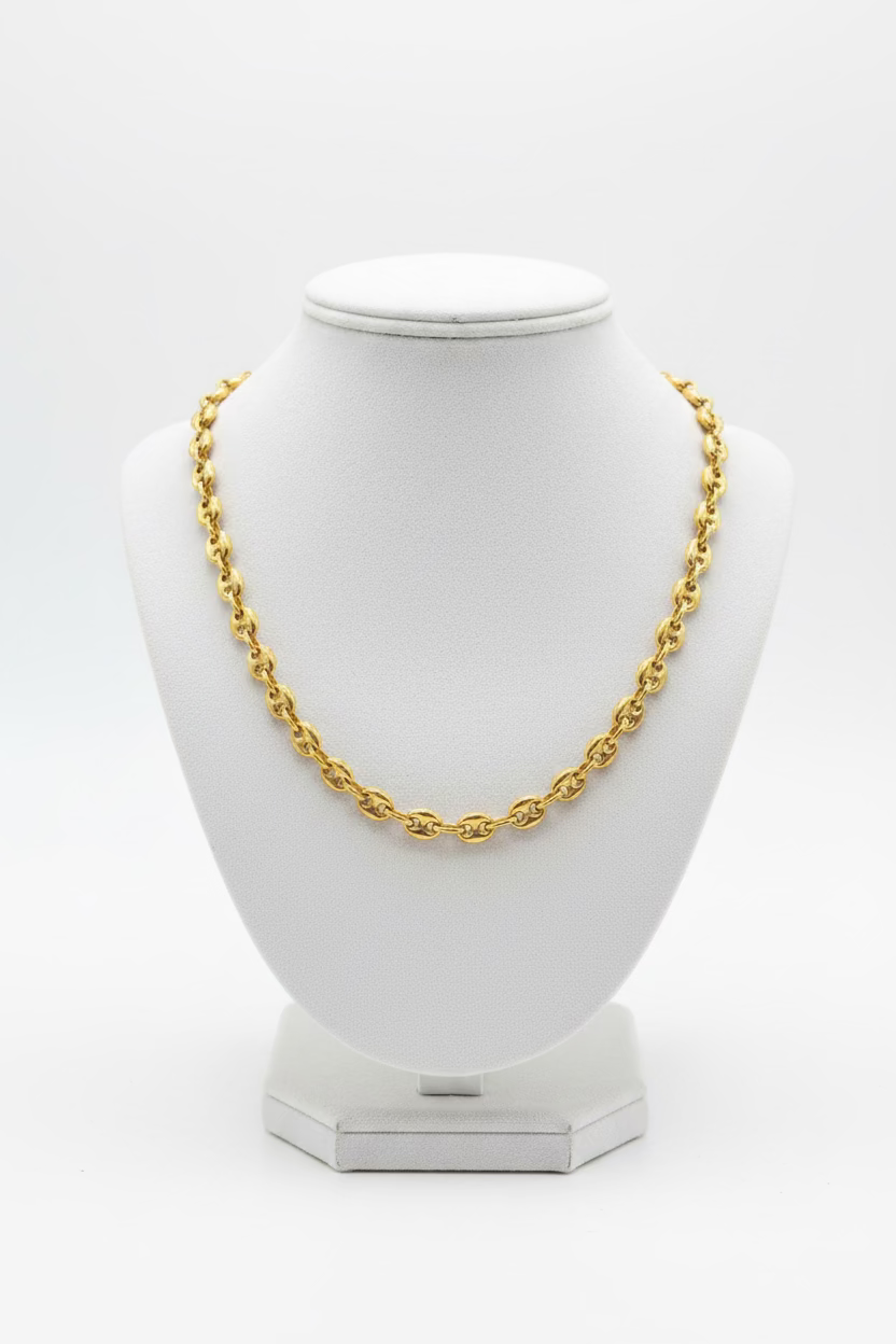 10K Gucci Link 22” Yellow Gold Necklace