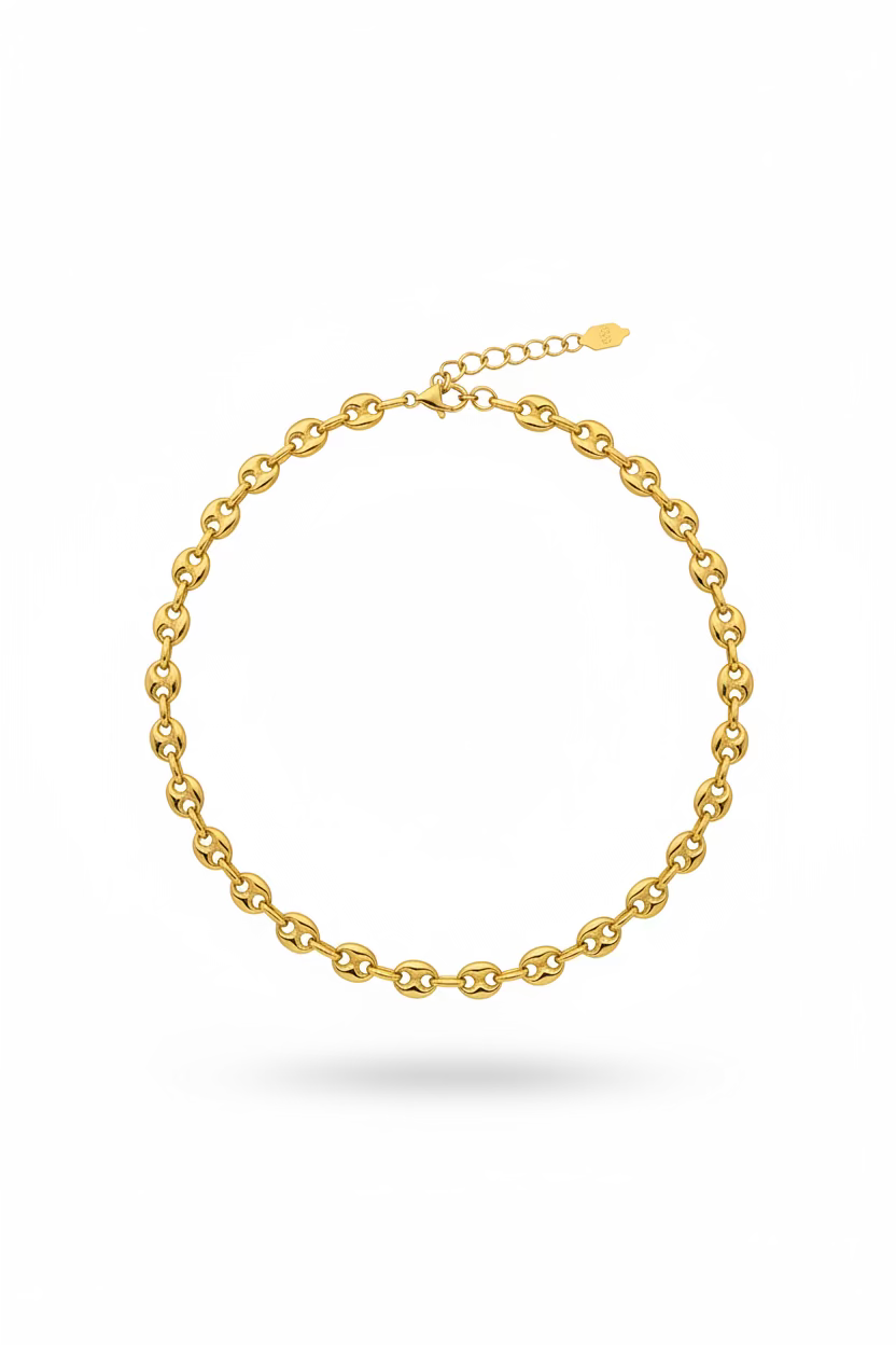 10K Gucci Link 22” Yellow Gold Necklace