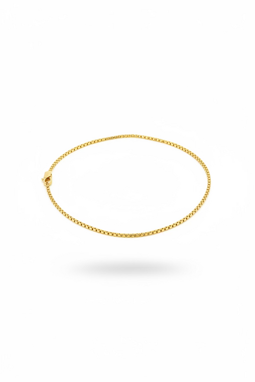 10K 18” Bullet Yellow Gold Chain