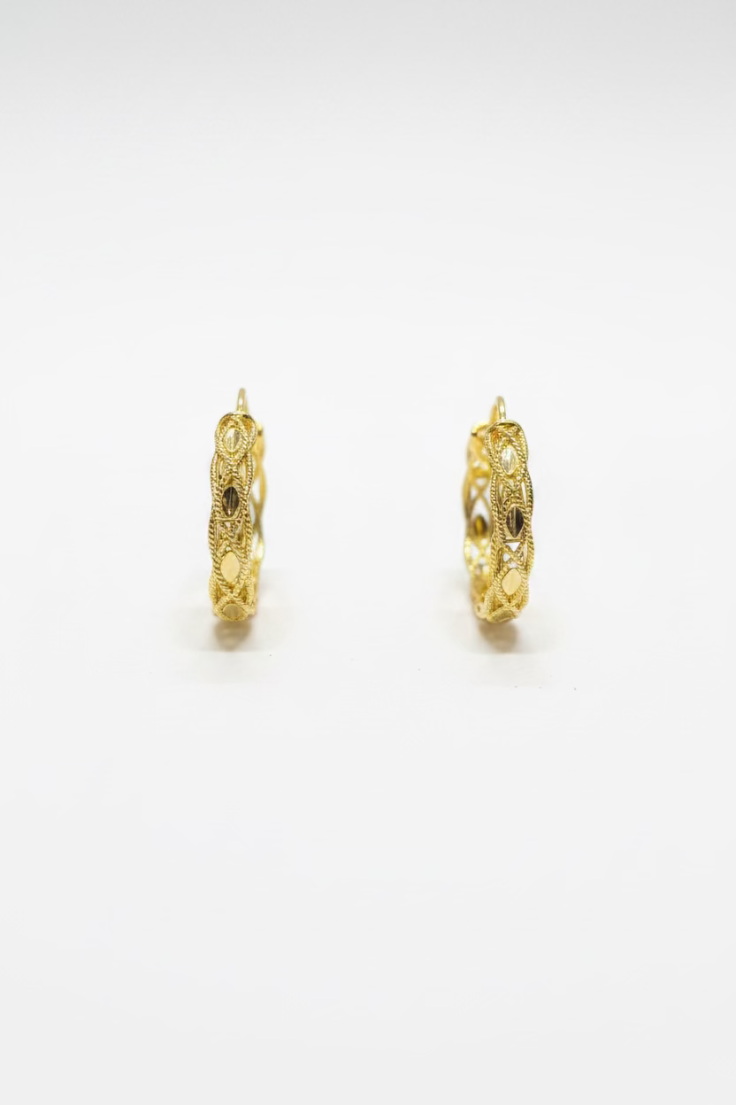 10K Yellow Gold Hoops