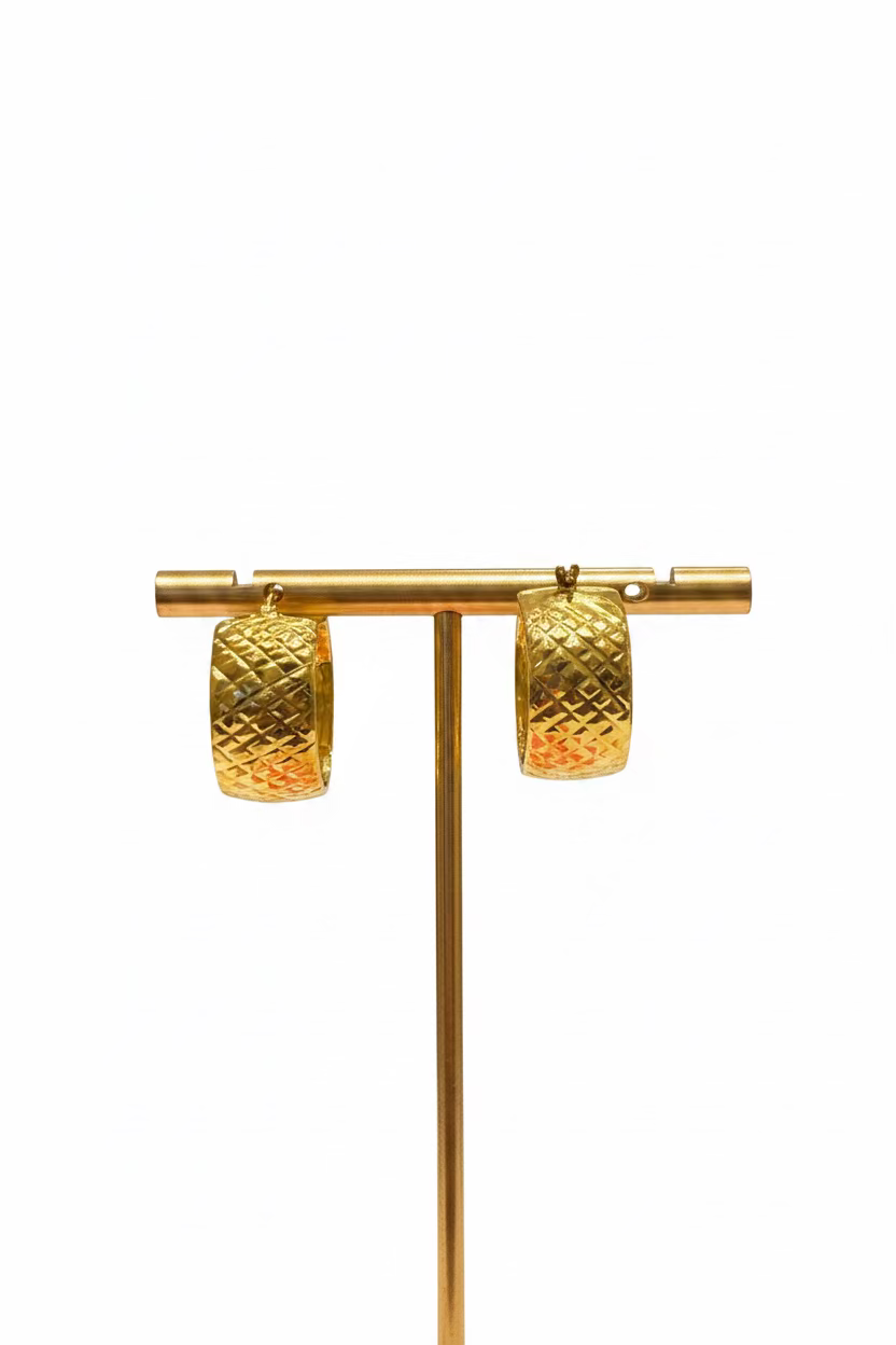 10K Yellow Gold Hoops