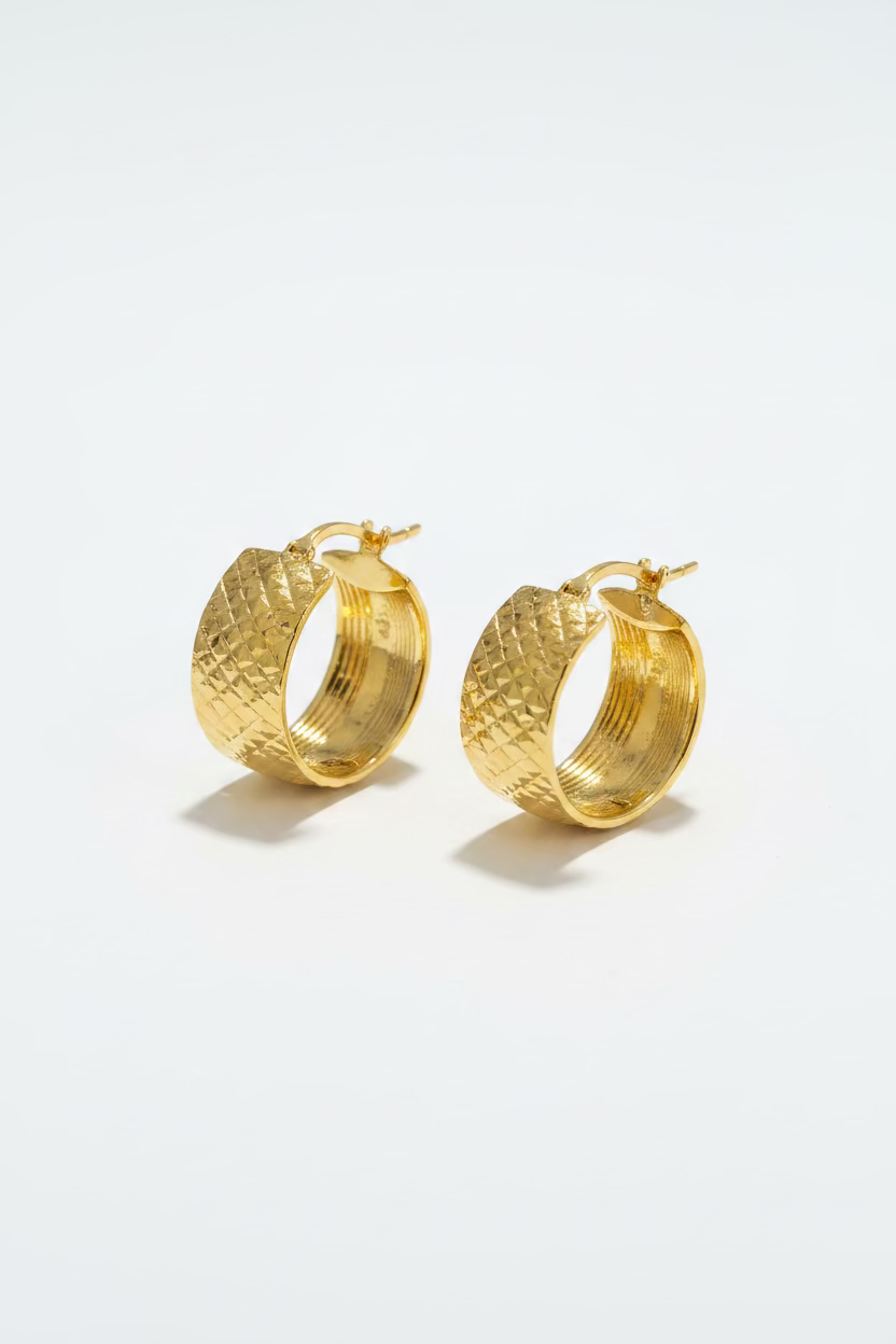 10K Yellow Gold Hoops