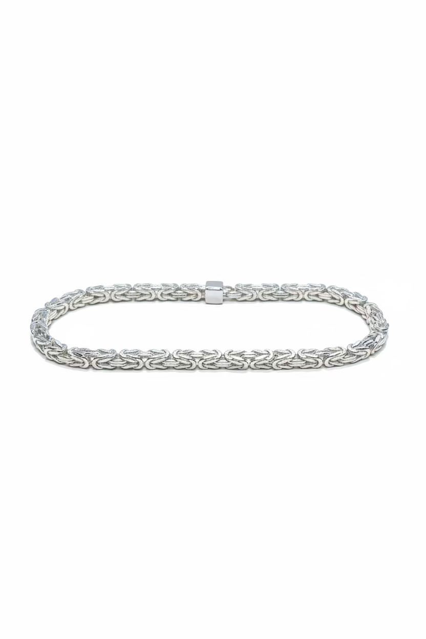 Silver Byzantine Men’s Bracelet