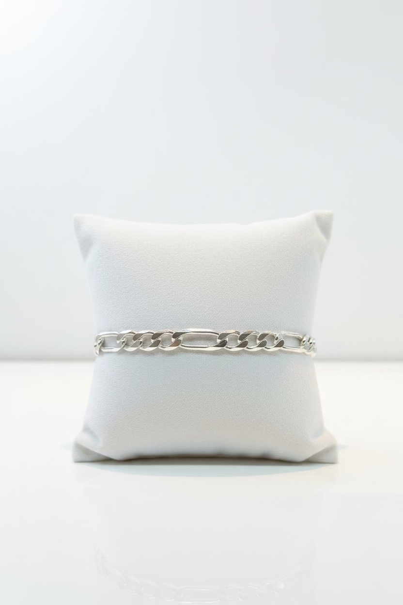 Silver Figaro Men’s Bracelet