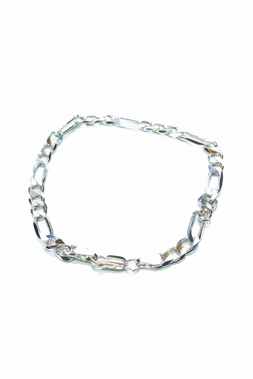 Silver Figaro Men’s Bracelet