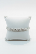 Silver Thick Rope Men’s Bracelet