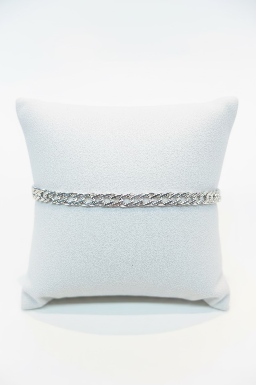 Silver Cuban Men’s Bracelet