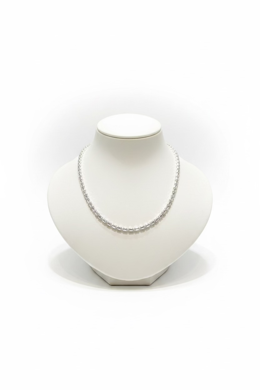 Men’s Thick Silver Bullet Chain