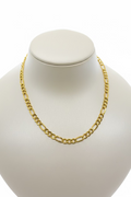 10K Yellow Gold Figaro Chain